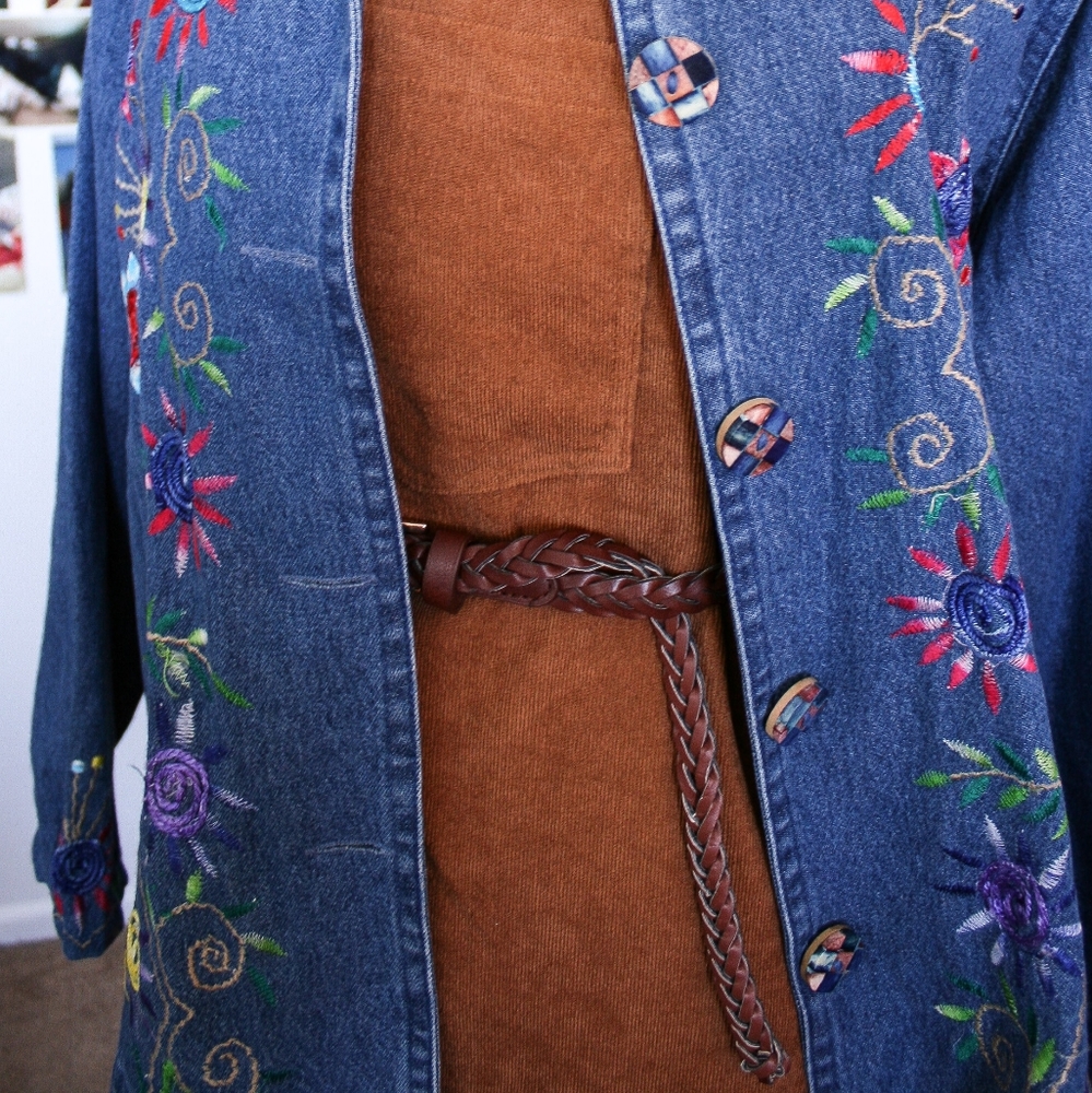 🌷embroidered jacket - Picture 4 of 4